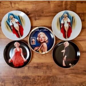 Bradford Exchange MARILYN MONROE SET OF 5 Collectors Plates Limited Editions COA